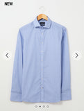 Chemise imprimé CAMBRIDGE LEGEND Bleu clair