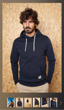 Sweat Capuche ML SQUARE Marine