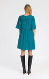 Robe courte turquoise MANOLITO