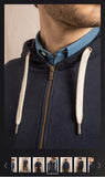 Sweat Capuche ML LENOX Neptune Zippé