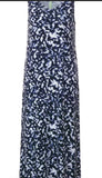 Robe avec imprimé bleu 143298