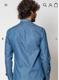 Chemise La W SELVEDGE Bleu