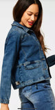 Veste en Jean bleu 211377