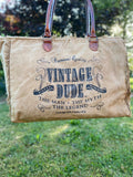 Sac L "Vintage DUDE" Tabac