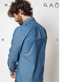 Chemise La W SELVEDGE Bleu