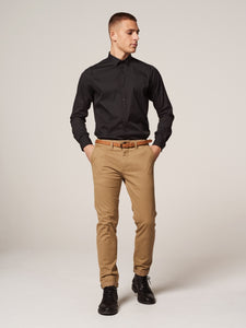 Pantalon Chino Presley Stretch Bronze