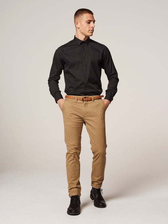 Pantalon Chino Presley Stretch Bronze