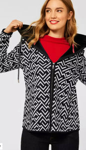 Veste d’intérieur motif zigzag 211489