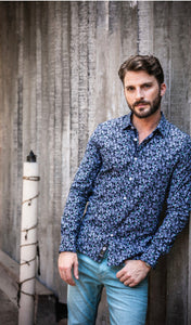 Chemise Come Bloom Bleu