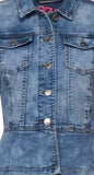 Veste en jean bleu 211408